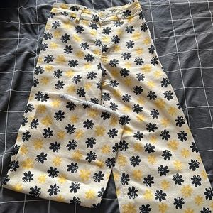 Marine Straight leg floral jeans